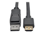 Tripp Lite Series DisplayPort 1.2 to HDMI Active Adapter Cable (M/M), 4K 60 Hz, Gripping HDMI Plug, HDCP 2.2, 3 ft. (0.9 m)