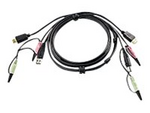 2L-7D02UH - Video/USB/ljud-kabel