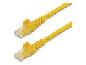 Startech 75ft CAT6 Ethernet Cable, 10 Gigabit Snagless RJ45 650MHz 100W PoE Patch Cord, CAT 6 10GbE UTP Network Cable w/Strain Relief, Yellow, Wiring is UL Certified/TIA