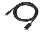 USB-kabel - 24 pin USB-C (hane) till 24 pin USB-C (hane) skruvbar