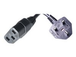 HPE - Strömkabel - BS 1363A (hane) till power IEC 60320 C13