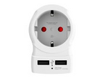 Country Travel Adapter Europe to UK USB