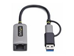 2.5GbE USB-C to Ethernet Adapter with USB-A Converter