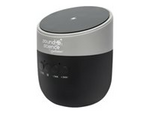 Manhattan Sound Science Metallic Bluetooth Speaker with Wireless Charging Pad (Clearance Pricing), Decent Sound Output (3W), 3 hour Playback time, Wireless Pad 5W, Integrated Controls, Range 10m, microSD card reader, USB-A charging cable incl, Bluetooth 5.0, 3 Years Warranty