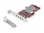4-Port USB Type-C PCIe Card, USB-C 10Gb, 4x Controllers, TAA 4-Port USB Type-C PCIe Card, USB-C 10Gb, 4x Controllers, TAA