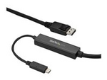 9.8ft/3m USB C to DisplayPort 1.2 Cable 4K 60Hz, USB-C to DisplayPort Adapter Cable HBR2, USB Type-C DP Alt Mode to DP Monitor Video Cable, Compatible w/ Thunderbolt 3, Black