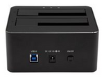 Dual-Bay USB 3.0 to SATA Hard Drive Docking Station, USB Hard Drive Dock, External 2.53.5 SATA IIIIII, SSDHDD Docking Station, Hot-Swap Hard Drive Bays