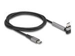 USB-kabel - 24 pin USB-C (hane) till 24 pin USB-C (hane) vinklad, ställning