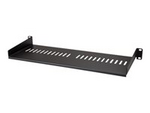 StarTech.com 1U Vented Server Rack Cabinet Shelf, 7in Deep Fixed Cantilever Tray, Rackmount Shelf for 19" AV/Data/Network Equipment Enclosure w/ Cage Nuts & Screws, 44lbs Weight Capacity
