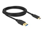 USB-kabel - USB typ A (hane) till 24 pin USB-C (hane)