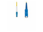 2m (6.6ft) LC to SC (UPC) OS2 Single Mode Simplex Fiber Optic Cable, 9/125µm, Laser Optimized, 40G/100G, Bend Insensitive, Low Insertion Loss