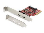 2-ports PCIe USB 3.1-kort