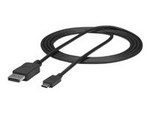 6ft/1.8m USB C to DisplayPort 1.2 Cable 4K 60Hz, USB-C to DisplayPort Adapter Cable HBR2, USB Type-C DP Alt Mode to DP Monitor Video Cable, Works with Thunderbolt 3, Black