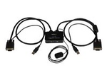 VGA 2 portar USB-kabel med KVM-switch