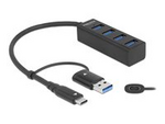 Hubb - 4 x USB 3.2 Gen 1 + 1 x USB-C 3.2 Gen 1
