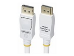 6ft White VESA Certified DisplayPort 1.2 Cable with Latches