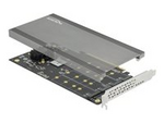 PCI Express x16 Card to 4 x internal NVMe M.2 Key M