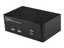 StarTech.com Dubbel USB DisplayPort KVM-switch med 2 portar, audio & USB 2.0-hubb