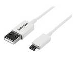 2m White Micro USB Cable Cord
