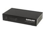 Intellinet 5-Port Gigabit Ethernet PoE+ Switch, 4 x PSE Ports, IEEE 802.3at/af Power over Ethernet (PoE+/PoE) Compliant, 60 W, Desktop