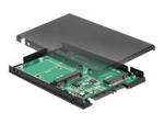 2.5" Converter SATA 22 pin > 1 x M.2 key B + 1 x mSATA
