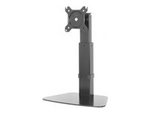 Manhattan TV & Monitor Mount (Gas Spring), Desk, Tilt/Swivel/Rotation/Height, 1 screen, Screen Sizes: 10-27", Black, Stand Assembly, VESA 75x75 to 100x100mm, Max 8kg, Lifetime Warranty