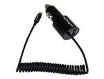 Dual Port Car Charger with Lightning Cable and USB Port