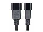4.5m Power Extension Cord, C14 to C13, 15A 250V, KEMA-KEUR