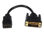 20 cm HDMI till DVI-D-videokabeladapter