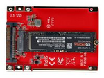 M.2 to U.3 Adapter, For M.2 NVMe SSDs, PCIe M.2 Drive to 2.5inch U.3 (SFF-TA-1001) Host Adapter/Converter, TAA Compliant