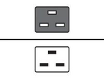 Strömkabel - IEC 60320 C19 till IEC 60320 C20