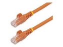 Startech 100ft CAT6 Ethernet Cable, 10 Gigabit Snagless RJ45 650MHz 100W PoE Patch Cord, CAT 6 10GbE UTP Network Cable w/Strain Relief, Orange, Wiring is UL Certified/TIA