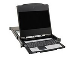 Tripp Lite Series DisplayPort IP KVM Console Switch 16Port 17in LCD Dual Rail 1URM
